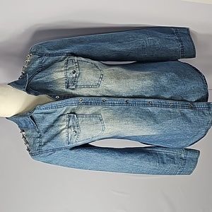 Bottom Down Jean Shirt Size Small